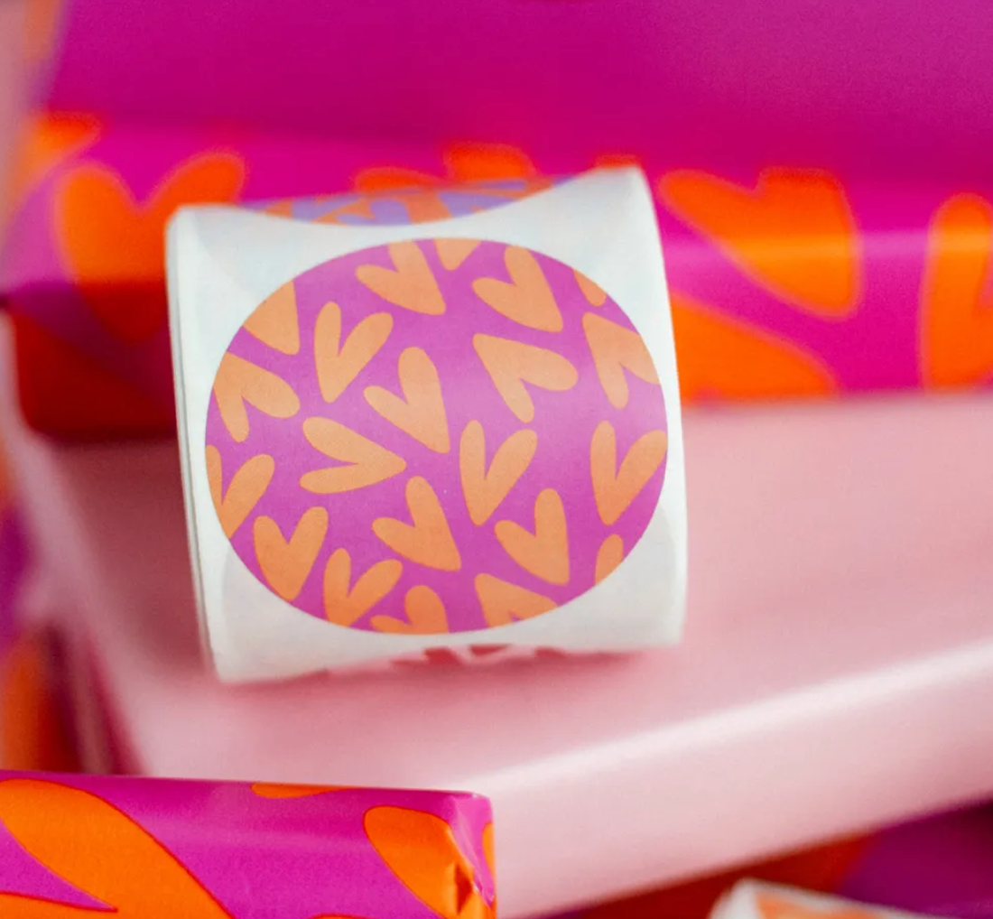 Stickers - Hartjes (3 varianten) (10 stuks)