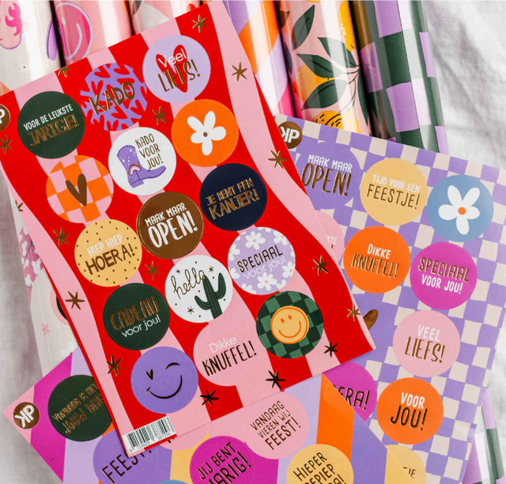Stickervel - Retro Western A5 - 15 stickers - western = country