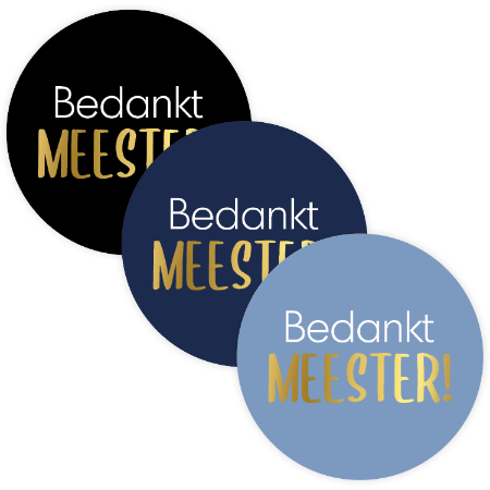 Hoe leuk zijn deze stickers voor de meester. Zo maak je je bedankje helemaal af. Je koopt ze per 10 stuks.&nbsp;