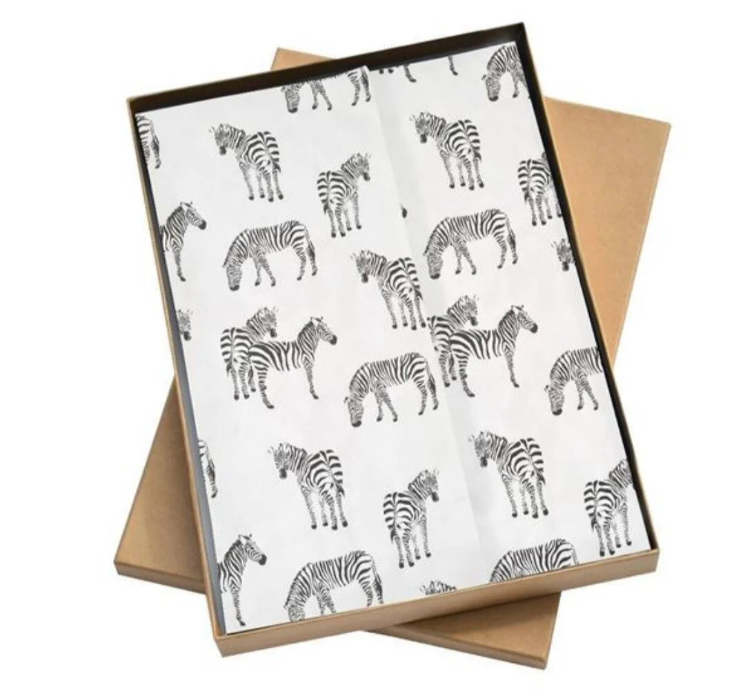 Vloeipapier - Zebra - Afmeting 50x70 cm