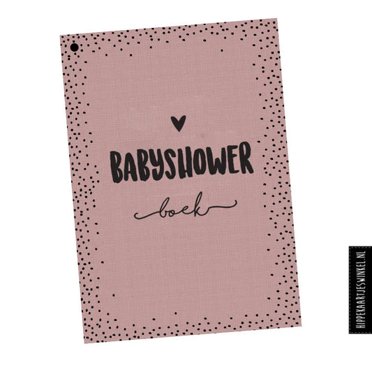 Babyshowerboek - Roze Merk: Hippe kaarttjes