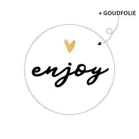 Stickers - Enjoy (5 stuks)