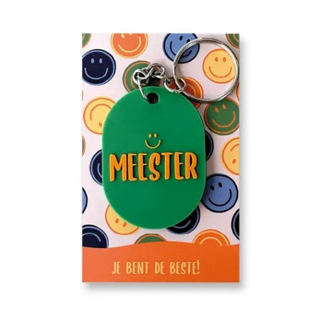 Sleutelhanger voor de meester